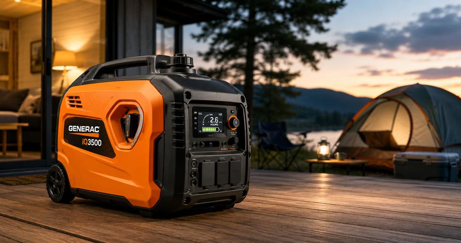 جنراک Generac iQ3500؛ موتور برق هوشمند با نمایشگر کاربردی سینرژی