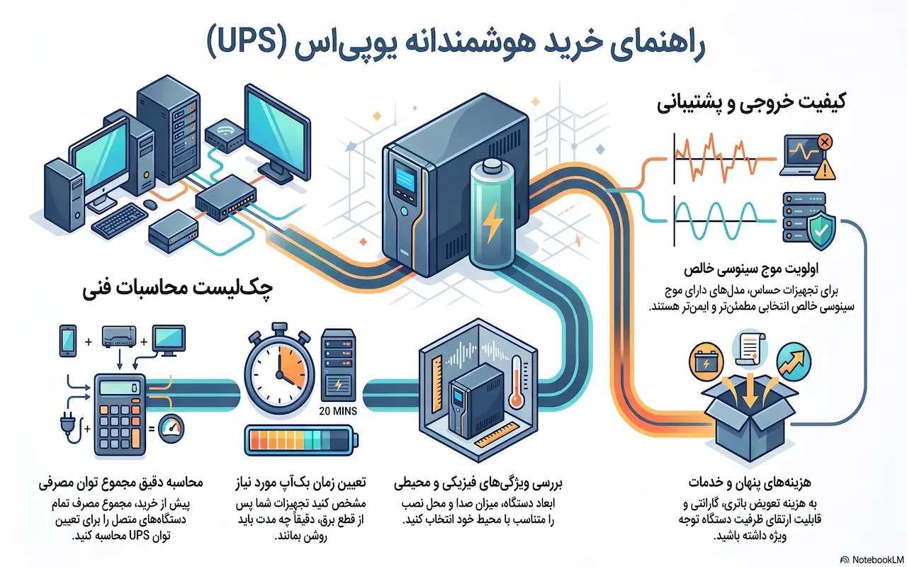 نکات مهم قبل از خرید بهترین برند ups سینرژی